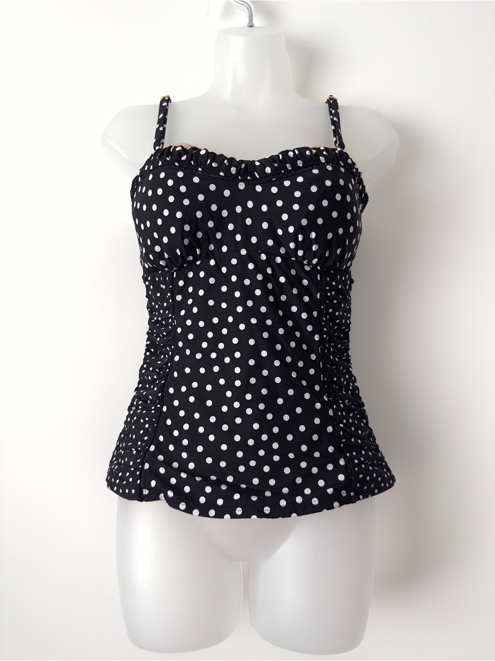 polkadot tankini top